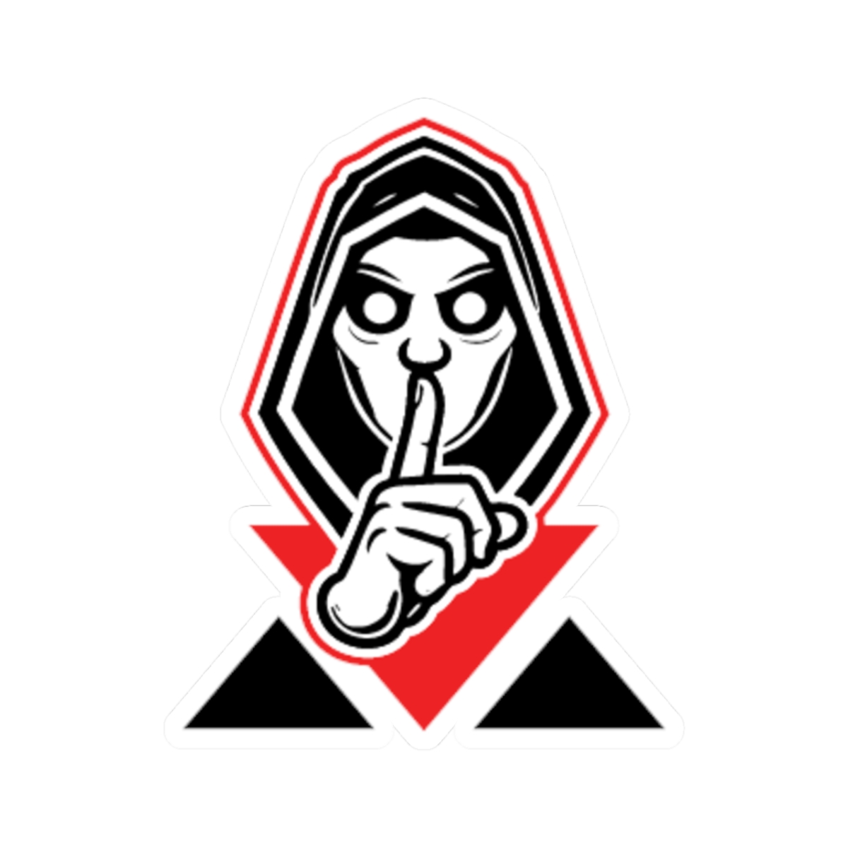 Stickers Mysterious Shhh