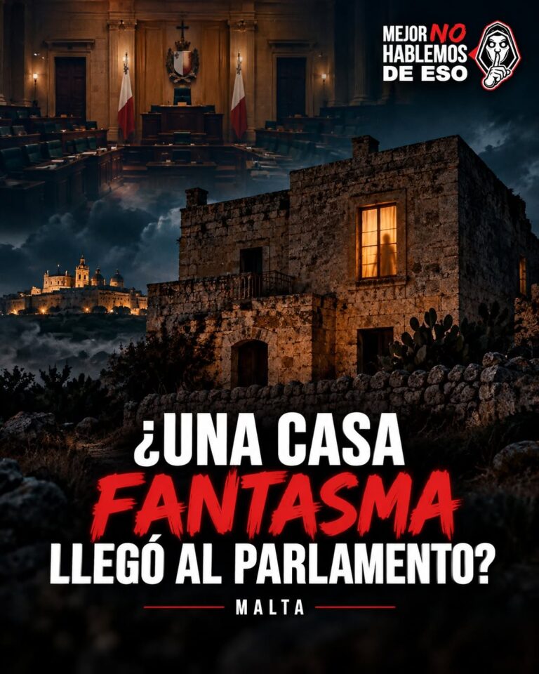 Ilustración de MNHDE sobre el relato de una casa fantasma en Gozo; arte generado con IA.